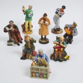 Eight Royal Doulton Figures, 2