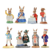 EIGHT ROYAL DOULTON PORCELAIN