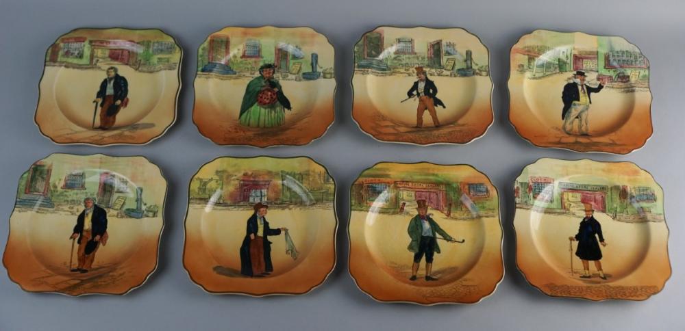 EIGHT ROYAL DOULTON PORCELAIN