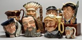 EIGHT ROYAL DOULTON TOBY PITCH