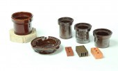EIGHT SEWERTILE SOUVENIRS.  Oh
