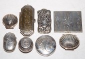EIGHT SILVER OBJETS DE VERTU I