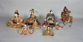 EIGHT SMALL JAPANESE NINGYO (D