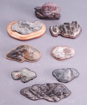 EIGHT SMALL JAPANESE SUISEKI S
