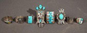 EIGHT SOUTHWEST SILVER AND STO
