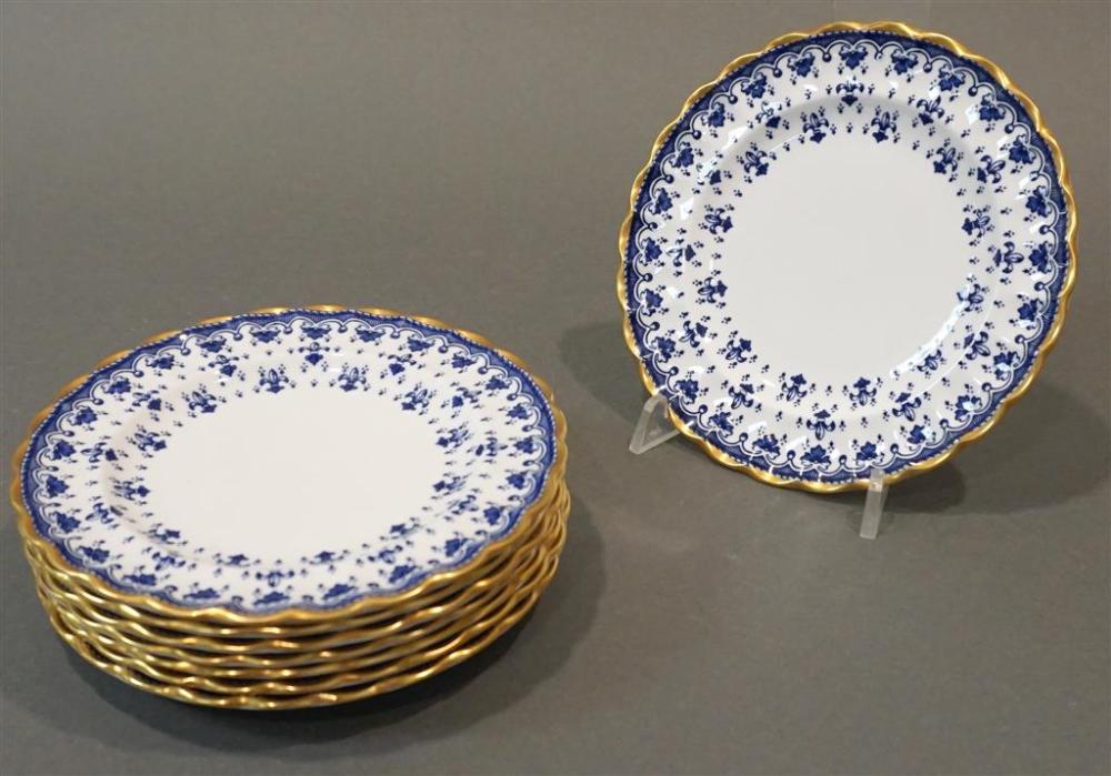 EIGHT SPODE FLEUR DI LYS PATTERN