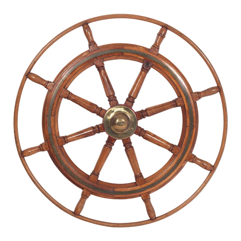 EIGHT-SPOKE SHIP'S WHEEL 19TH/EARLY