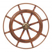 EIGHT-SPOKE SHIP'S WHEEL 19TH/