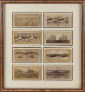 EIGHT STEREOPTIC VIEW CARDS PE