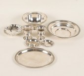 Eight sterling items with gadr