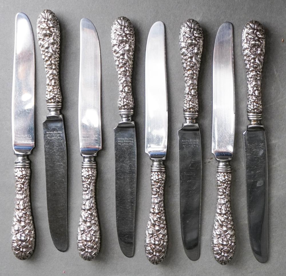 EIGHT STIEFF STERLING SILVER
