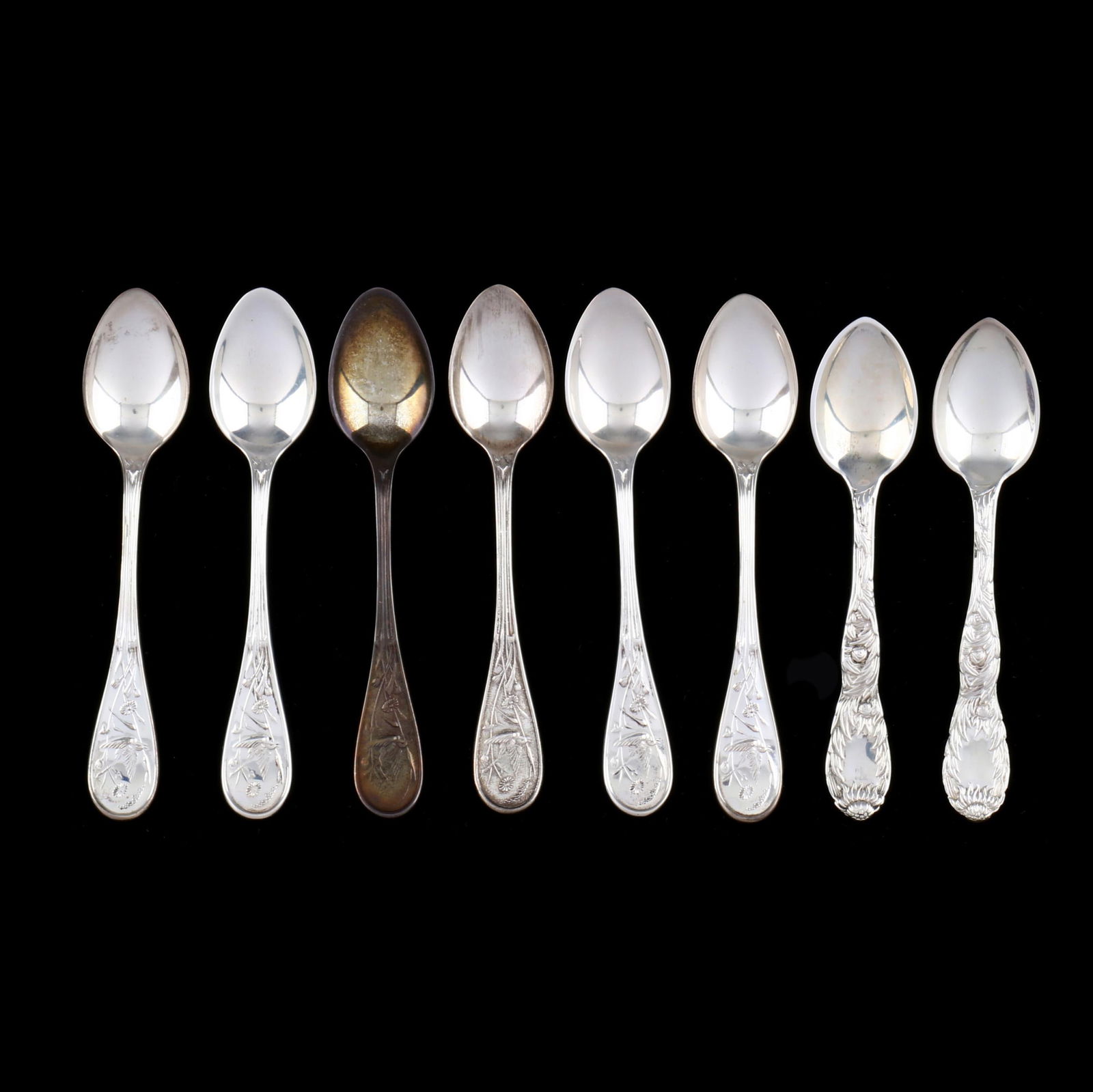 EIGHT TIFFANY  AUDUBON  AND 
