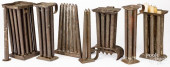 EIGHT TIN CANDLEMOLDS, 19TH C.