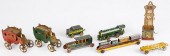 EIGHT TIN LITHOGRAPH PENNY TOY