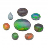 EIGHT TOTAL UNMOUNTED 41.41 CT