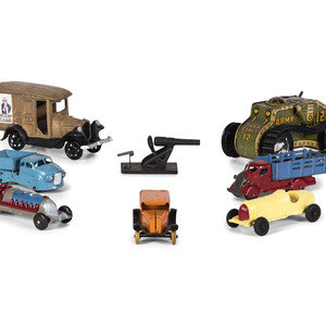 Eight Toy Automobiles  20th Century