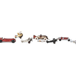 Eight Toy Race Cars and Planes 20th