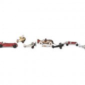 Eight Toy Race Cars and Planes