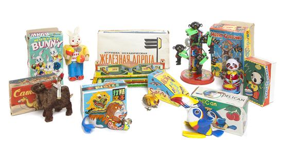 Eight Toys in Original Boxes