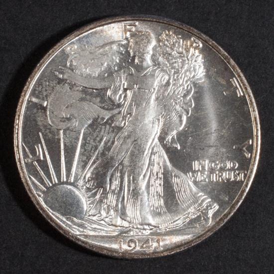 Eight United States walking Liberty