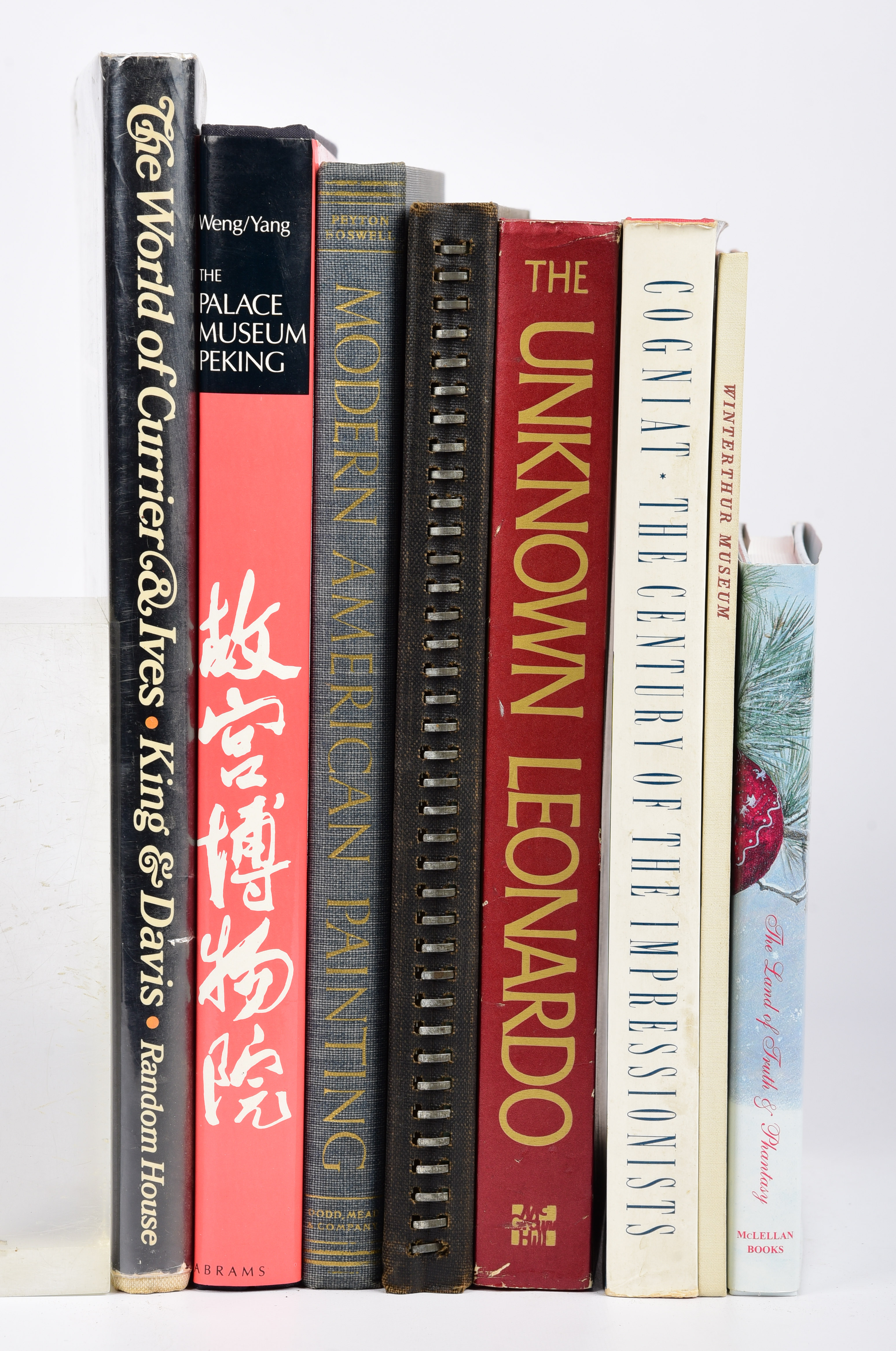 Eight various books, 20th and