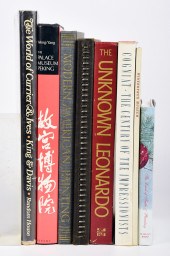 Eight various books, 20th and