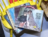 EIGHT VINTAGE LPS .
