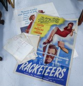 EIGHT VINTAGE POSTERS Includin