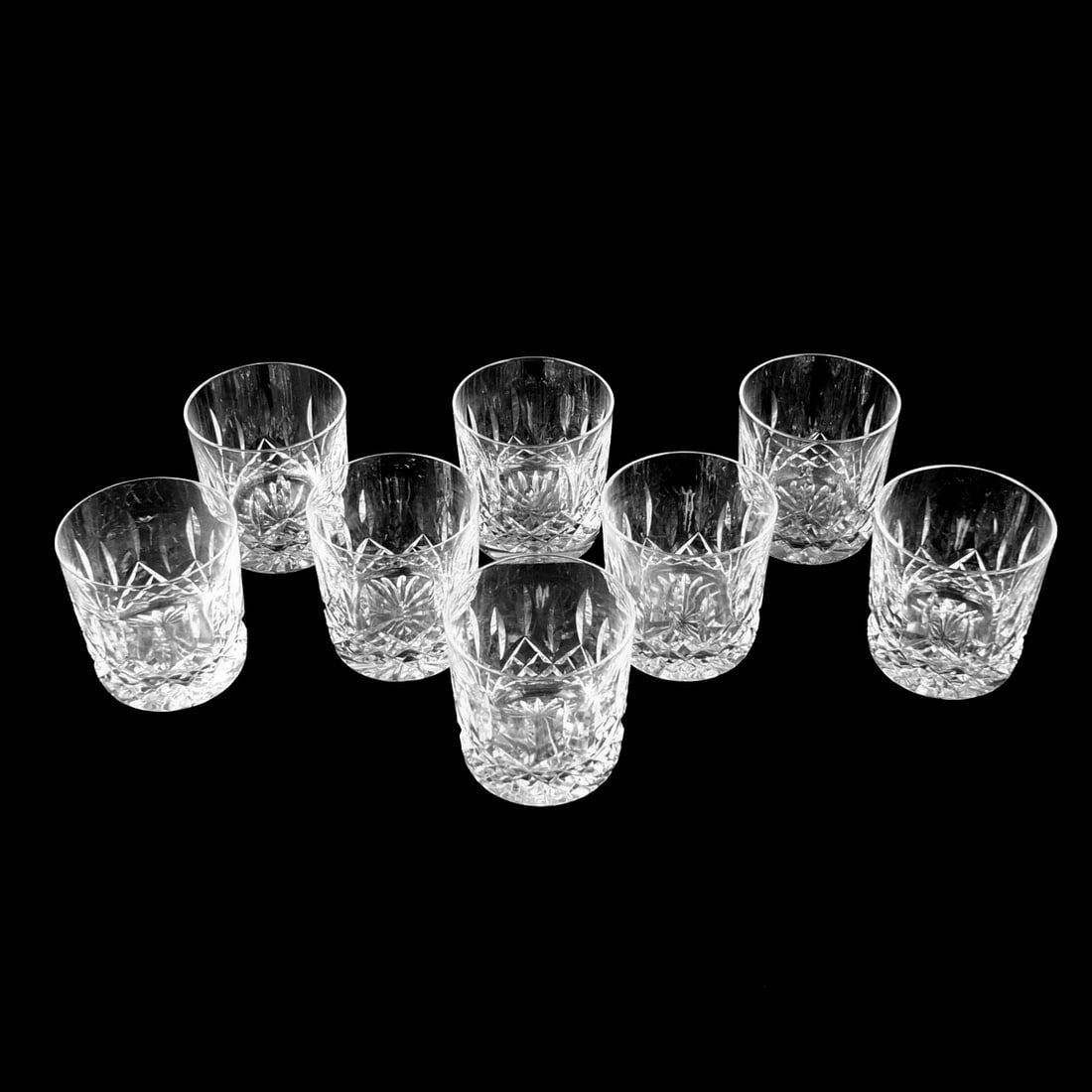 EIGHT VINTAGE WATERFORD OLD