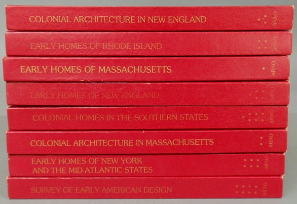 Eight volumes Architectural