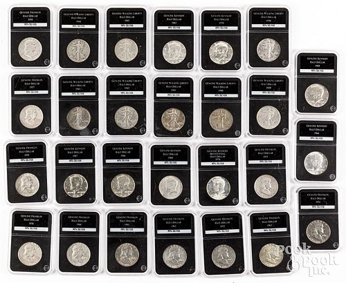 EIGHT WALKING LIBERTY SILVER HALF