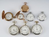 EIGHT WALTHAM POCKET WATCHES1:
