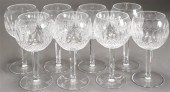 EIGHT WATERFORD CUT CRYSTAL CO