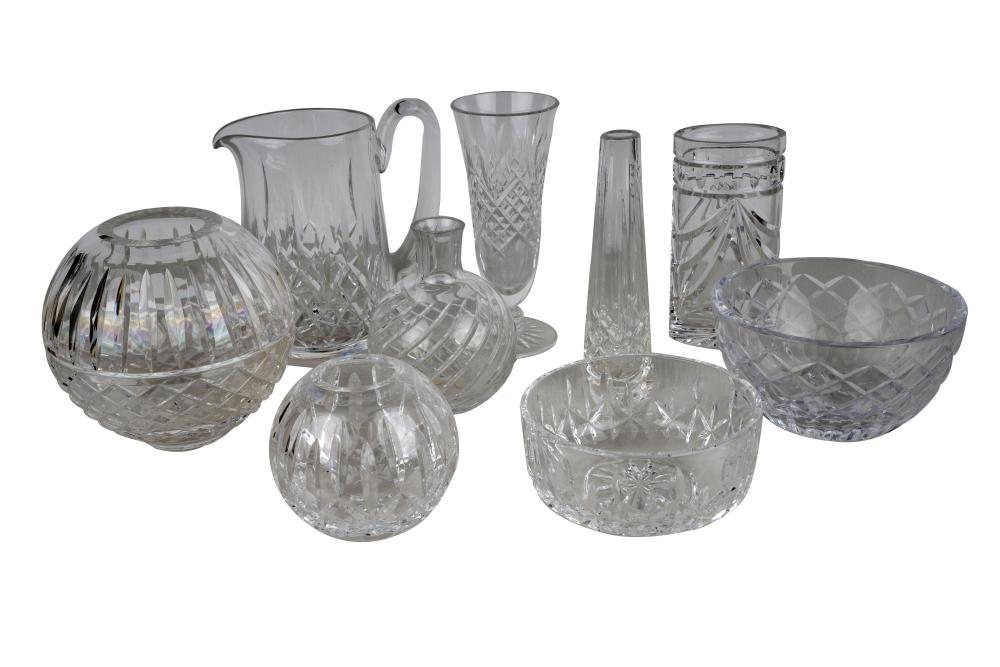 EIGHT WATERFORD TABLE