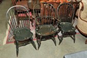 EIGHT WINDSOR STYLE CHAIRS. Gr