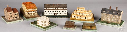 EIGHT WPA PROJECT PLASTER