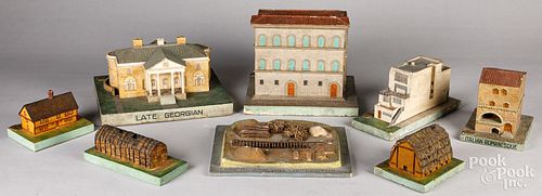 EIGHT WPA PROJECT PLASTER