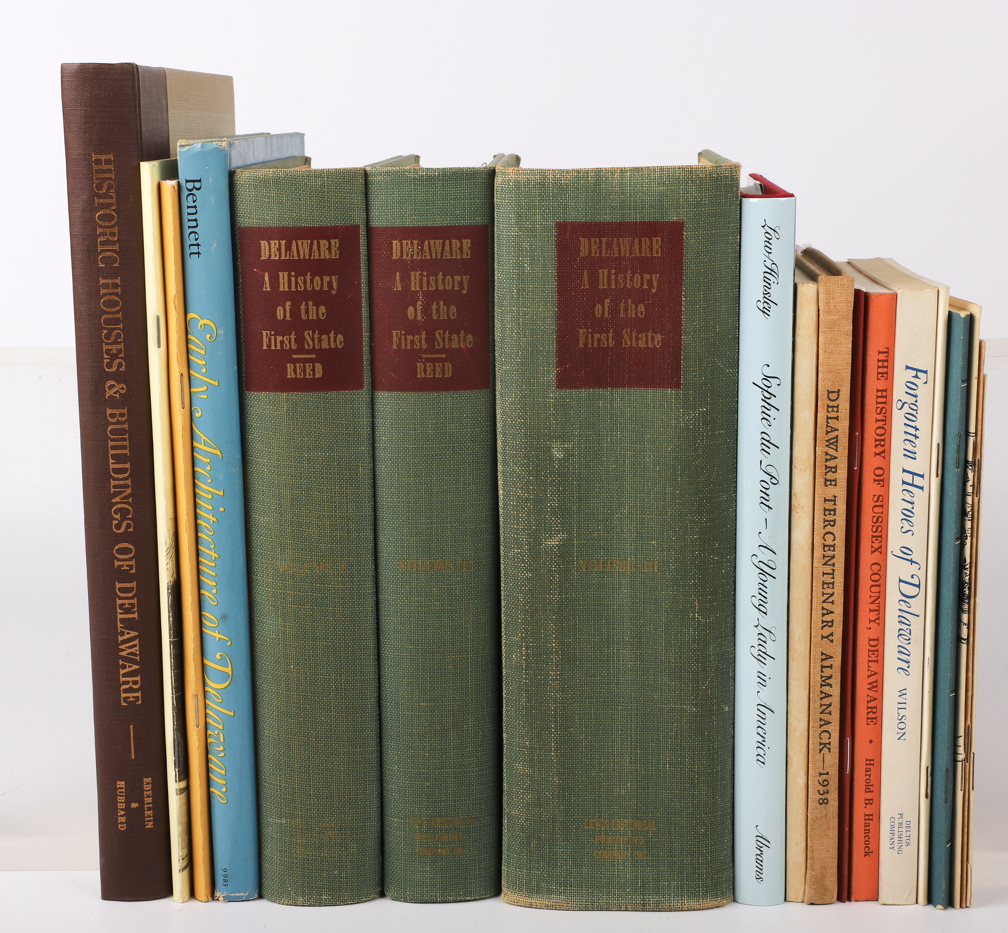 Eighteen books, booklets and