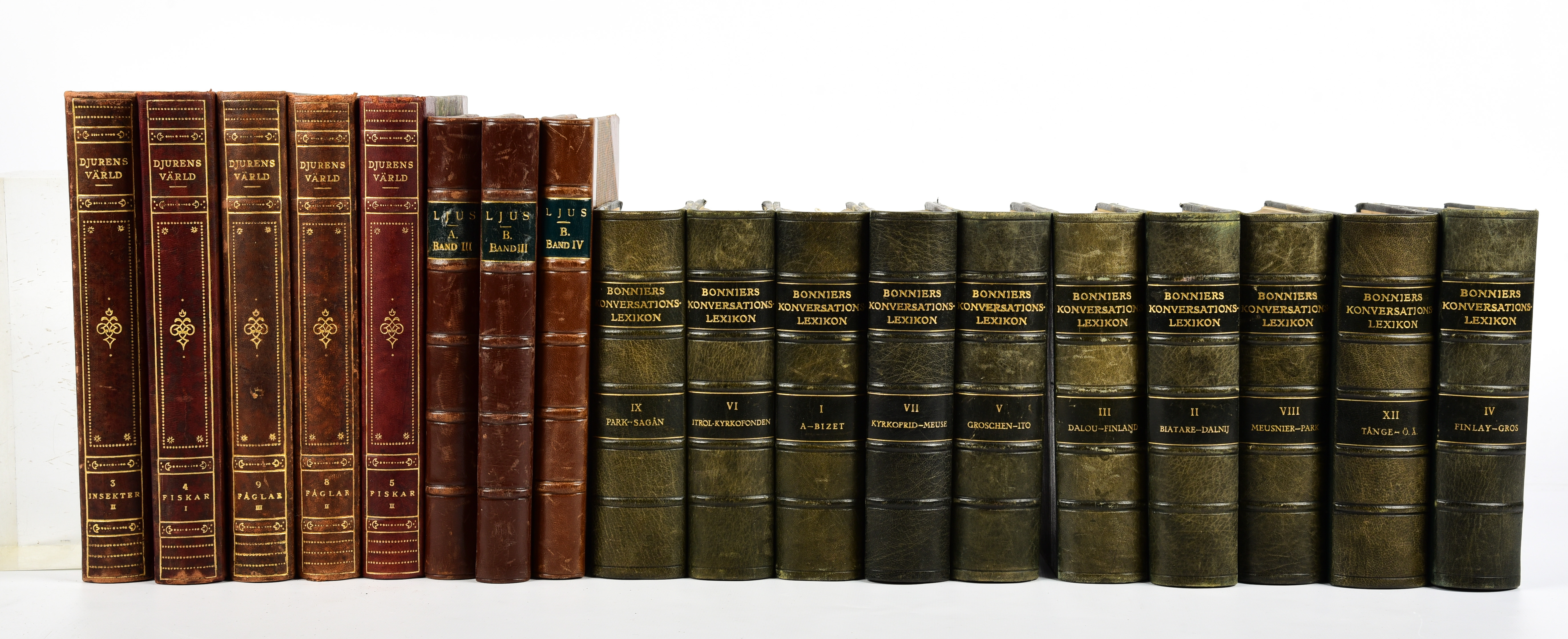 Eighteen books in Swedish, c/o 10