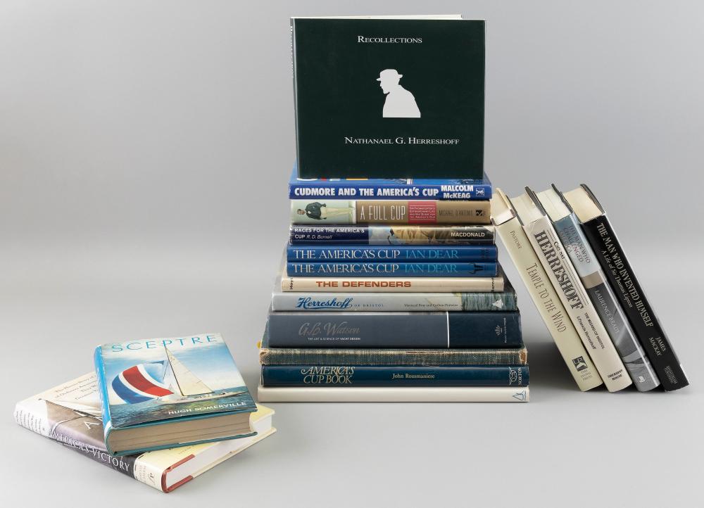 EIGHTEEN BOOKS ON THE AMERICA'S CUP