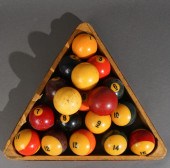EIGHTEEN COMPOSITION BILLIARD