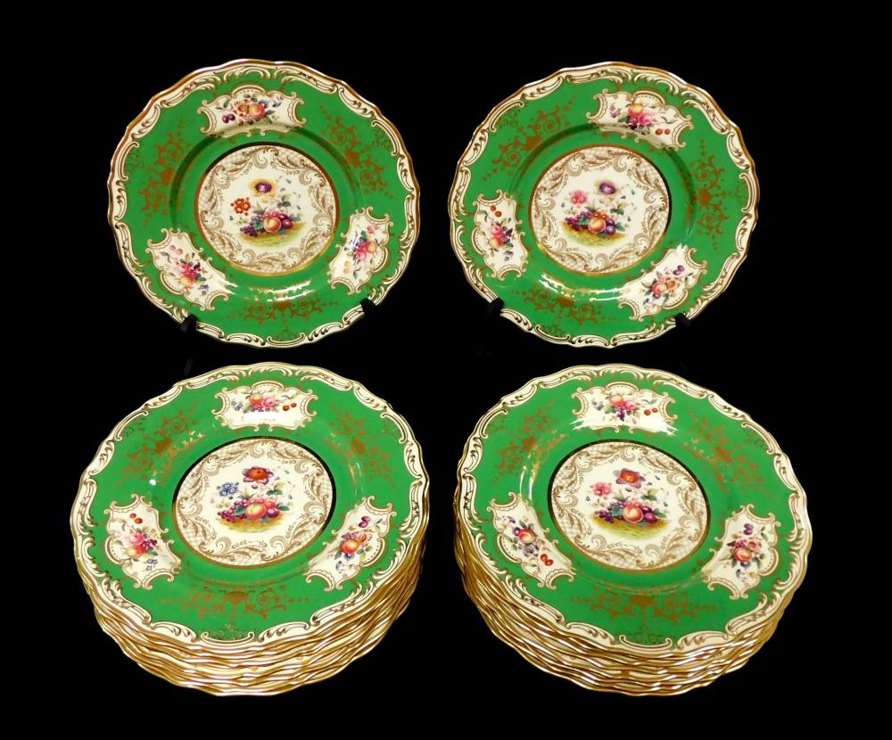 EIGHTEEN COPELAND SPODE PORCELAIN