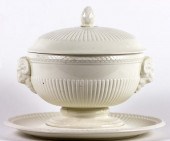 EIGHTEEN CREAMWARE POTTERY TAB