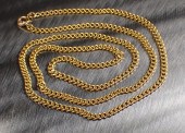 EIGHTEEN KARAT GOLD CURB CHAIN