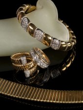 Eighteen-Karat Two-Color Gold