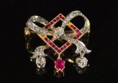 Eighteen-Karat Two-Color Gold,
