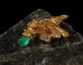 Eighteen-Karat Yellow Gold, Em