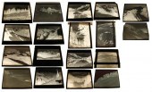 EIGHTEEN PHOTOGRAPHIC GLASS NE