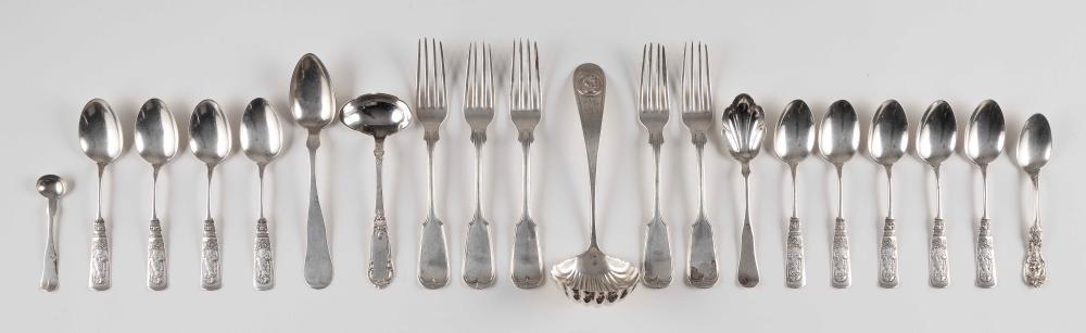 EIGHTEEN PIECES OF SILVER