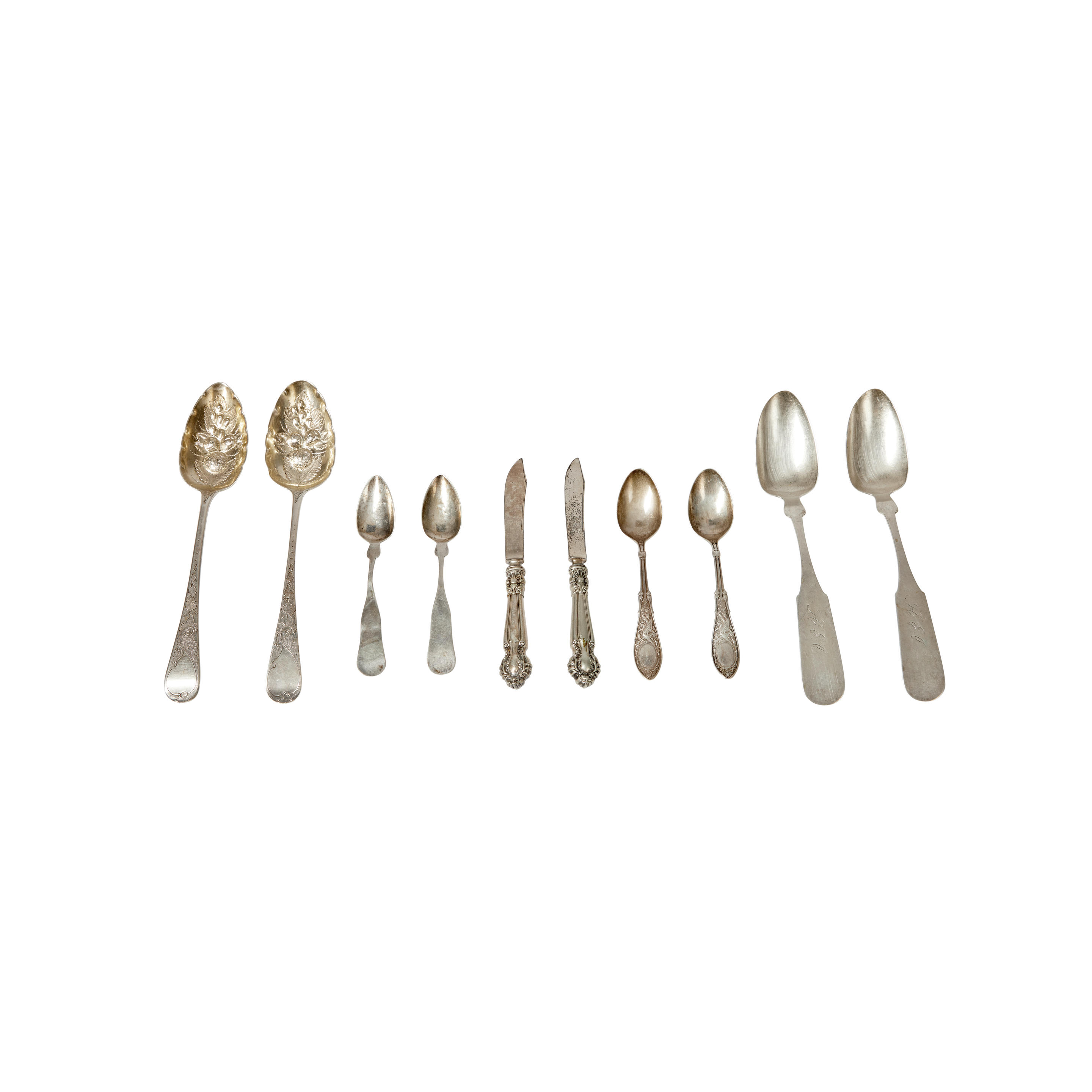 EIGHTEEN PIECES OF STERLING